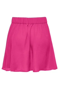 Only Falda Corta Fluida Rojo Best
