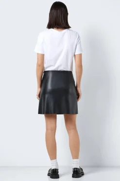 Noisy May Falda Corta Polipiel Negro Clearance