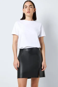 Noisy May Falda Corta Polipiel Negro Clearance