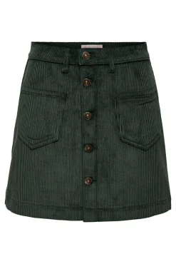 Only Falda De Pana Verde Discount