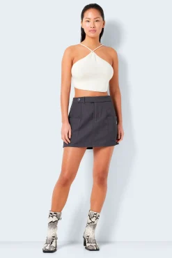 Noisy May Falda Estilo Sastrera Gris Medio Online