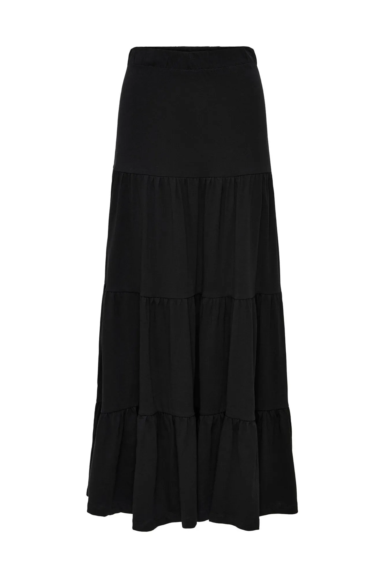 Only Falda Larga Negro Sale