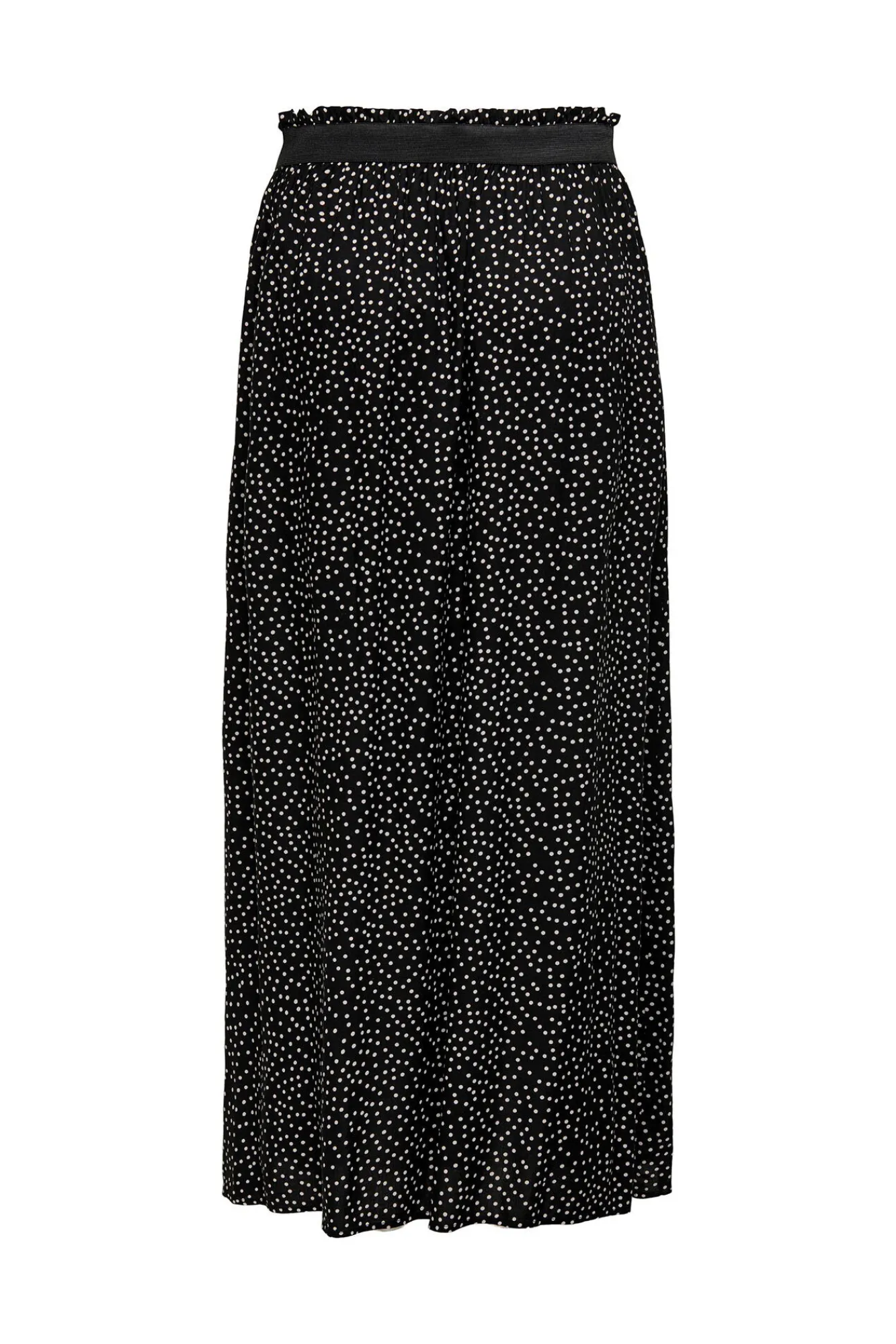 Only Falda Larga Estampada Cintura Elastica Negro Hot