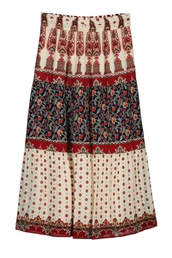 Slowlove Falda Larga Fluida Estampada Multicolor Best