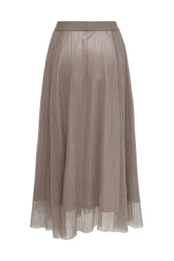 Only Falda Larga Tul Gris Medio Hot