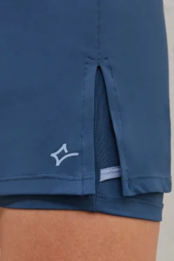 Dash and Stars Falda Malla Interior Marino Azul Online