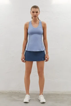Dash and Stars Falda Malla Interior Marino Azul Online