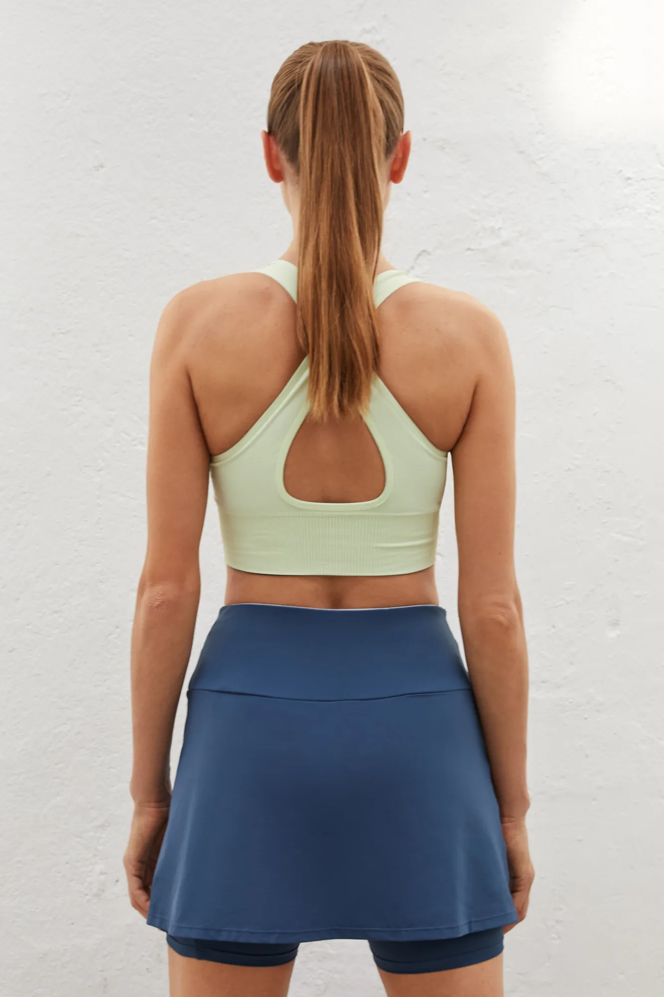 Dash and Stars Falda Malla Interior Marino Azul Online