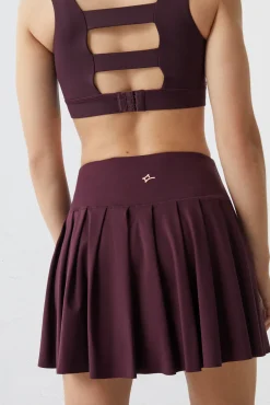 Dash and Stars Falda Malla Interior Morado Rosa