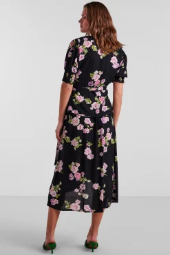 Pieces Falda Midi Cruzada. Multicolor Clearance