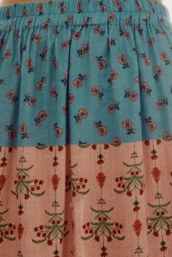 Slowlove Falda Midi Estampada Multicolor Best