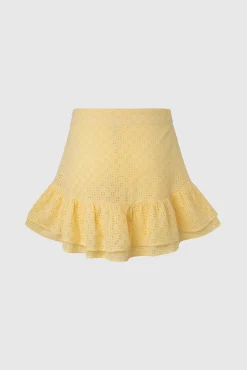 Pepe Jeans Falda Mini Amarillo Best