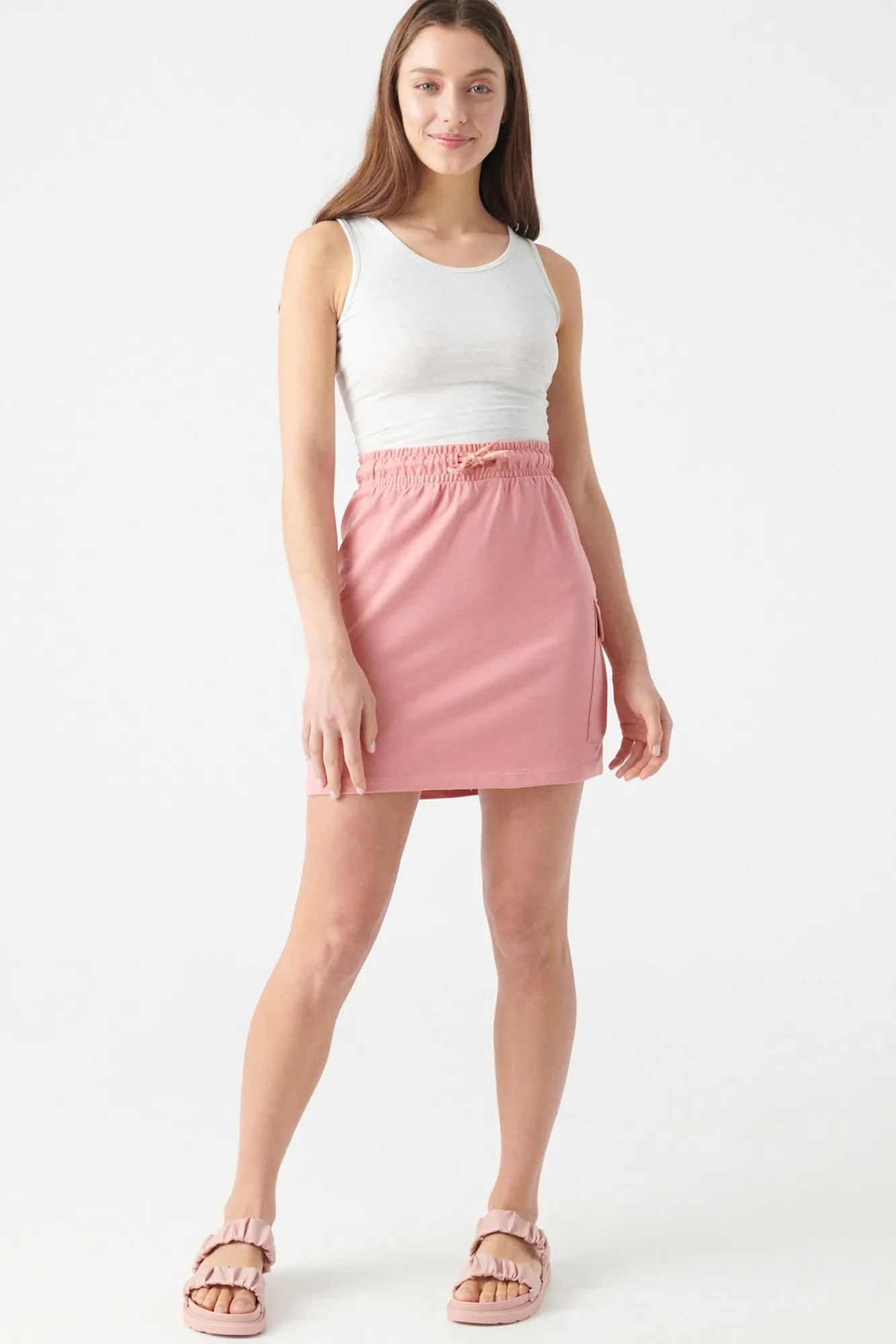 Inside Falda Mini Cargo Rosa Sale