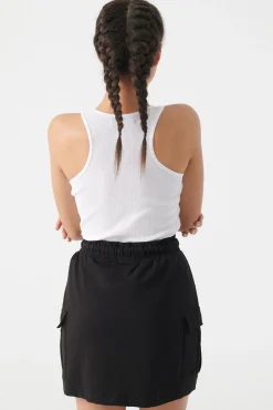 Inside Falda Mini Cargo Negro Sale