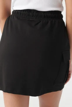 Inside Falda Mini Cargo Negro Sale