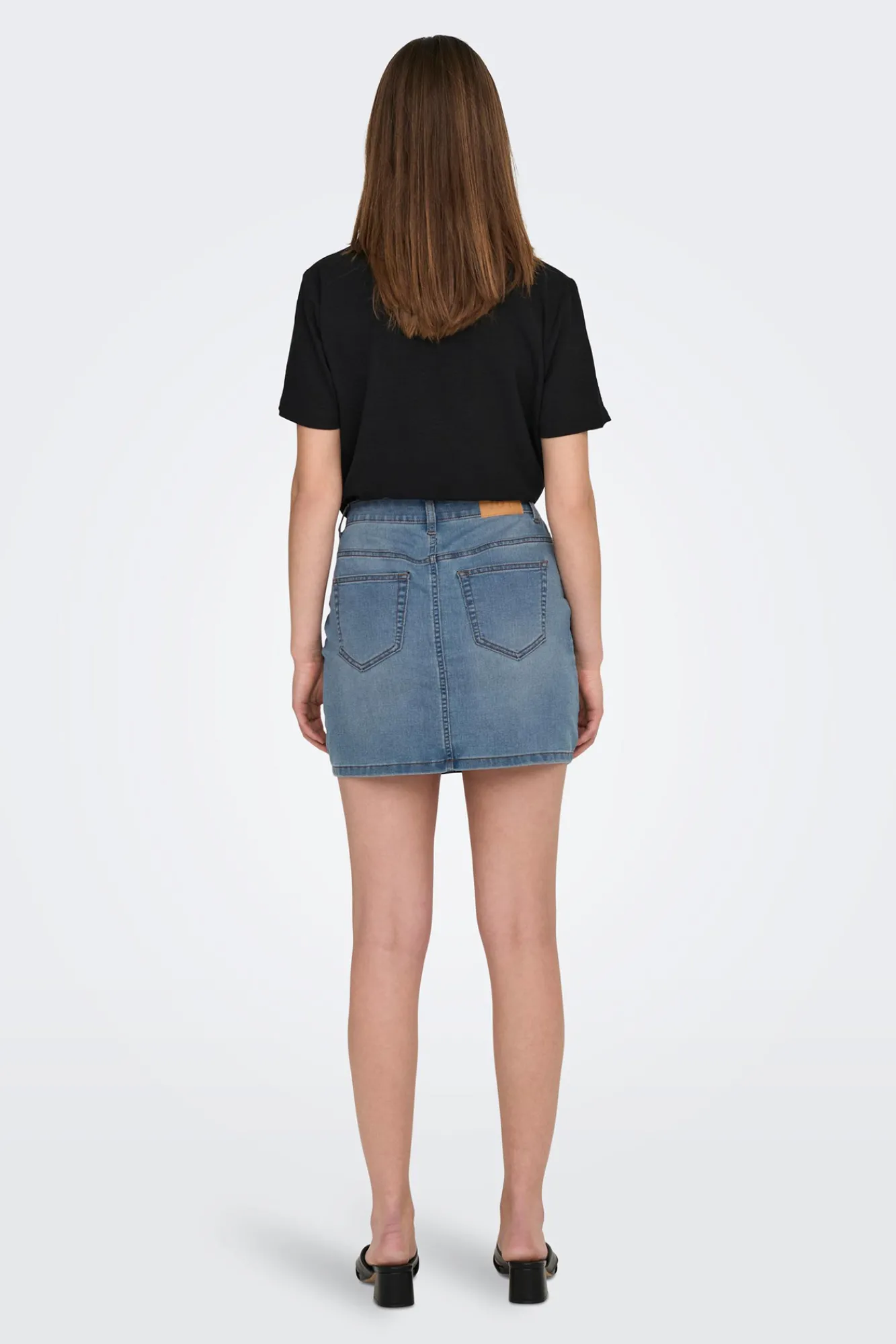 JDY Falda Mini Denim Azul Claro Outlet