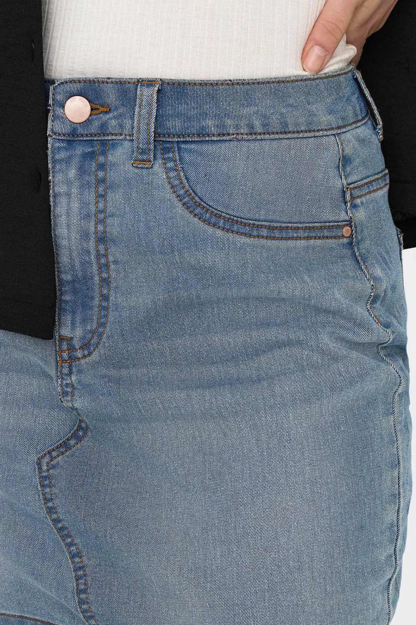 JDY Falda Mini Denim Azul Claro Outlet