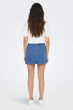 Only Falda Mini Denim Azul Claro Outlet
