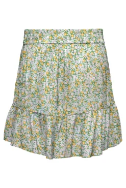 JDY Falda Mini Estampada Blanco Clearance