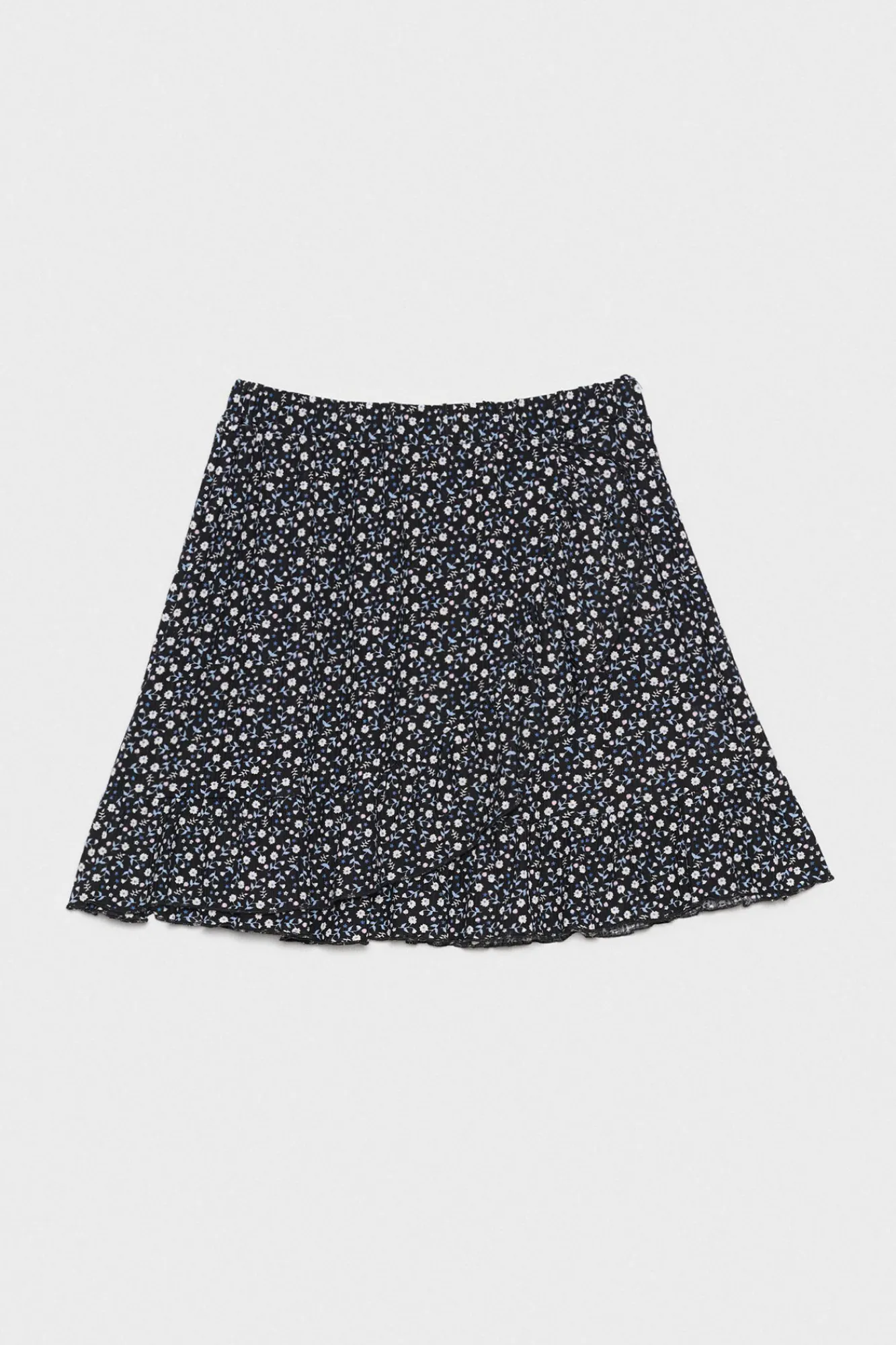 Inside Falda Mini Estampado Flores Negro Discount