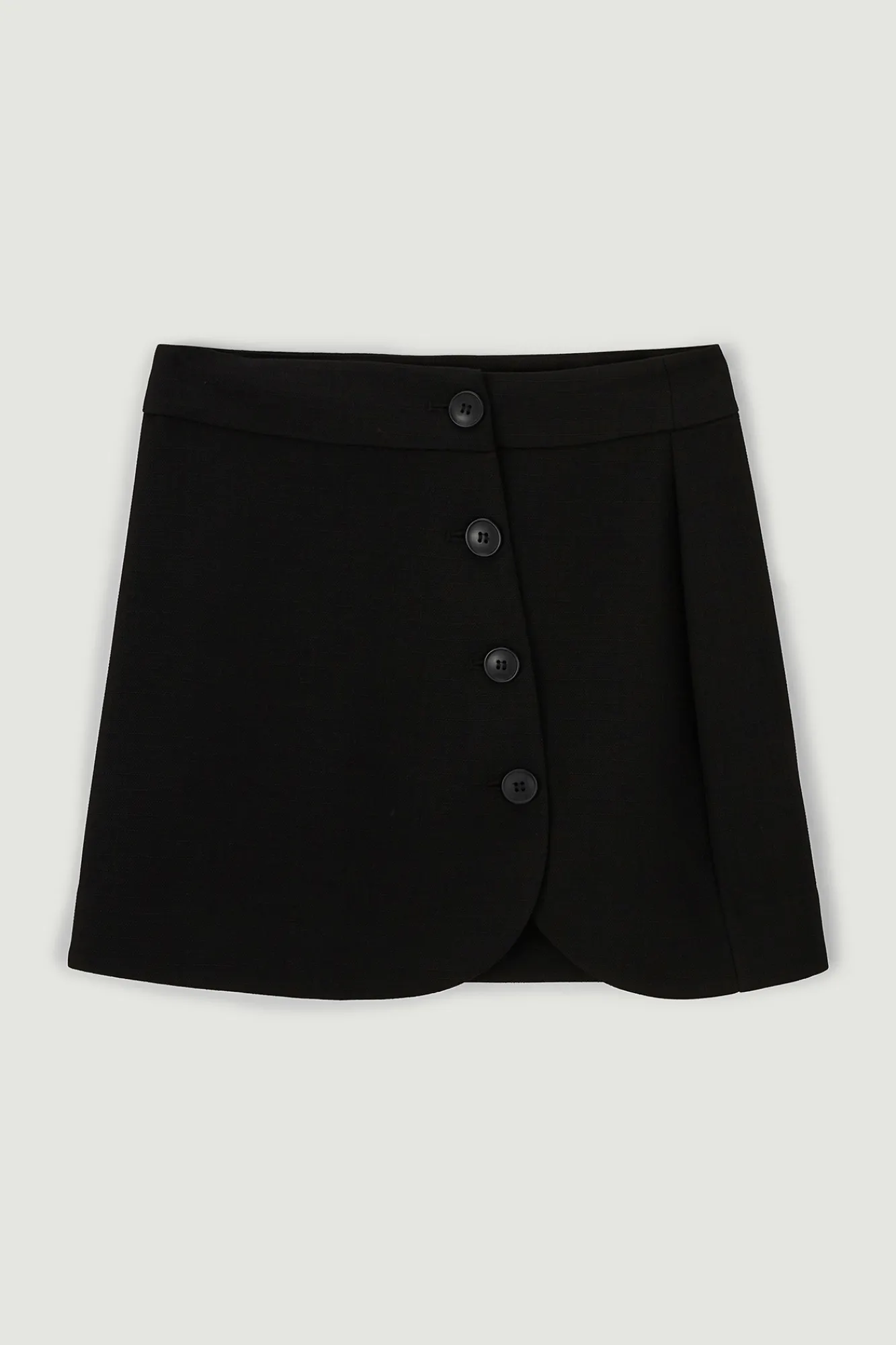 Pimkie Falda Pantalon De Polipiel Negro Discount