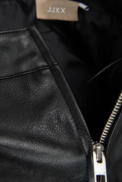 Jack & Jones Falda Polipiel Negro