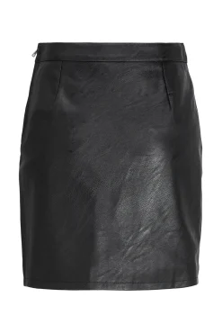Jack & Jones Falda Polipiel Negro