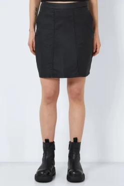 Noisy May Falda Polipiel Negro New
