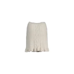 Slowlove Falda Punto Fantasia Marfil Hot