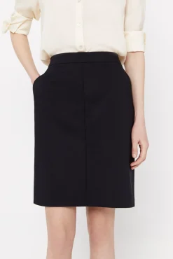 Cortefiel Falda Recta Negro Sale