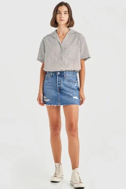 * Falda Vaquera Levis® Azul Medio Discount
