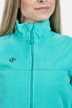 Izas Forro Polar Con Cremallera Roncal Turquesa Clearance