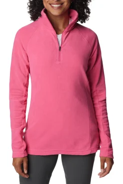 Columbia Forro Polar Con Media Cremallera Para Mujer Glacial™ Iv Rosa New