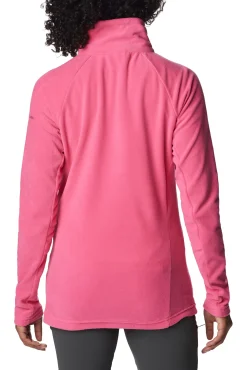 Columbia Forro Polar Con Media Cremallera Para Mujer Glacial™ Iv Rosa New