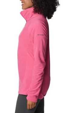 Columbia Forro Polar Con Media Cremallera Para Mujer Glacial™ Iv Rosa New