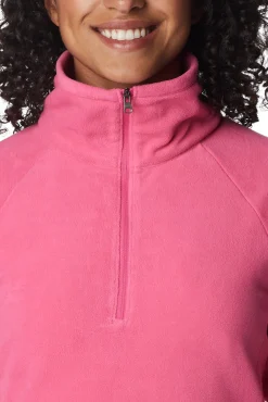 Columbia Forro Polar Con Media Cremallera Para Mujer Glacial™ Iv Rosa New