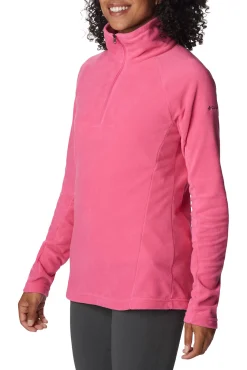 Columbia Forro Polar Con Media Cremallera Para Mujer Glacial™ Iv Rosa New