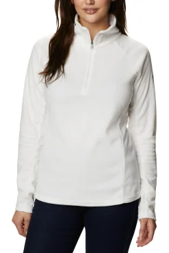 Columbia Forro Polar Con Media Cremallera Para Mujer Glacial™ Iv Blanco New