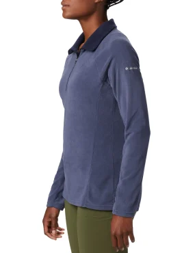 Columbia Forro Polar Con Media Cremallera Para Mujer Glacial™ Iv Azul New