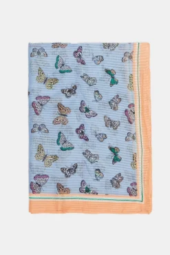 * Fular Mariposas Marron New