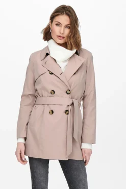 Only Gabardina Clasica Algodon Rosa Best
