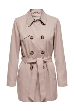 Only Gabardina Clasica Algodon Rosa Best