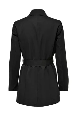 Only Gabardina Clasica Algodon Negro Hot
