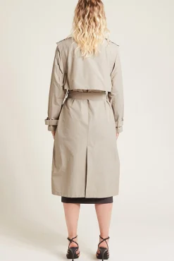Pimkie Gabardina Larga Beige Medio Online