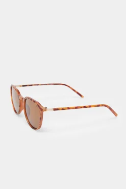 * Gafas De Sol Efecto Carey Kaki Oscuro Sale