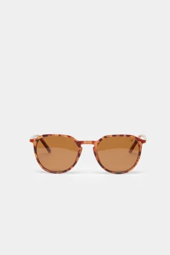 * Gafas De Sol Efecto Carey Kaki Oscuro Sale
