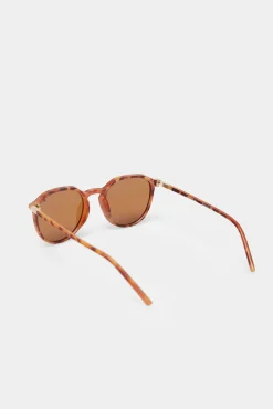 * Gafas De Sol Efecto Carey Kaki Oscuro Sale