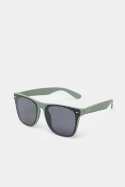 * Gafas De Sol Engomadas Kaki Oscuro Discount