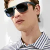 * Gafas De Sol Engomadas Monocolor Azul Oscuro Best