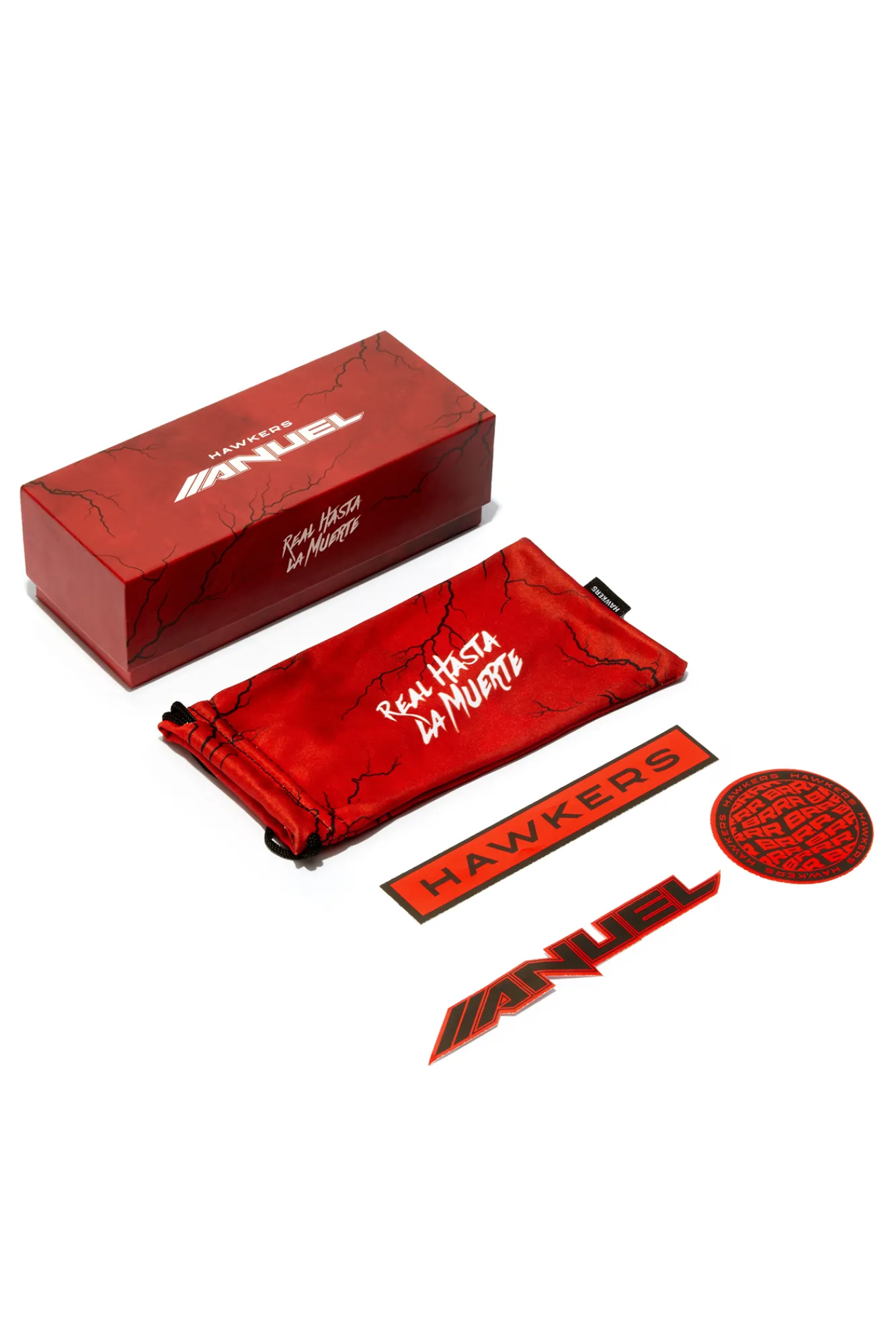 Hawkers Gafas De Sol X Anuel - Inwood Red Black Estampado Granate
